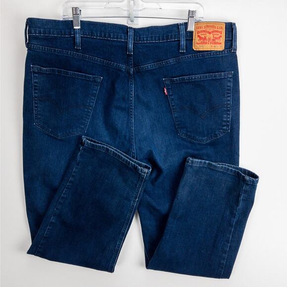 Levi’s 541 Athletic Fit Jeans Men’s 40x30 Tapered Dark Wash Stretch Denim - Picture 9 of 11